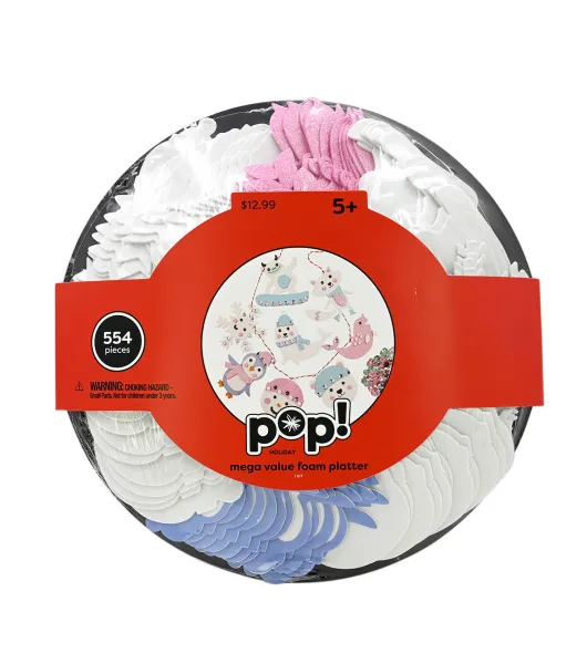 554pc Christmas Winter Foam Shapes by POP! by POP!
