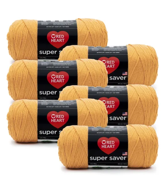 Red Heart Super Saver Yarn - Gold