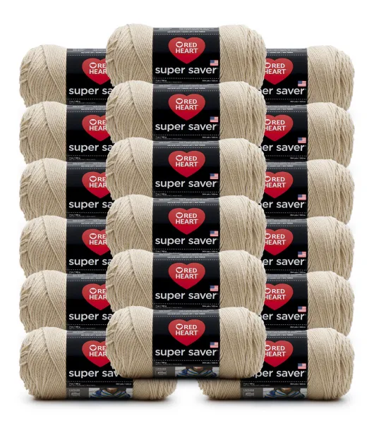 RED HEART Super Saver Yarn, Buff