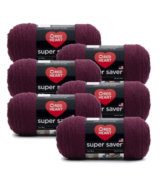 Red Heart Soft Yarn - Wine