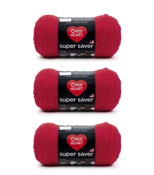 Red Heart Super Saver Yarn-Persimmon