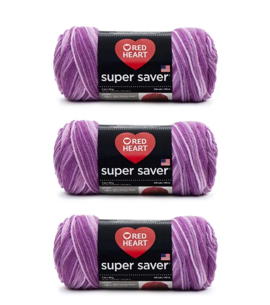 Red Heart Super Saver Ombre Yarn 4 Pack by Red Heart