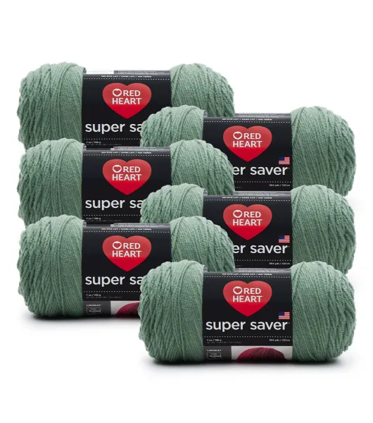 Red Heart Super Saver 6pk Worsted Weight Yarn by Red Heart