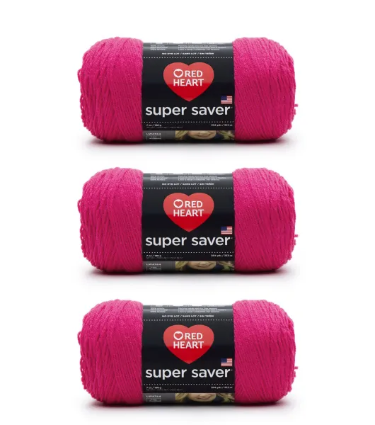 Red Heart Pink Camo Super Saver Yarn