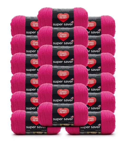 Red Heart Super Saver Yarn (Petal Pink)