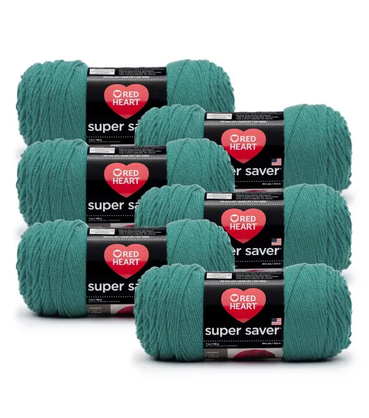 Red Heart Super Saver 6pk Worsted Weight Yarn by Red Heart