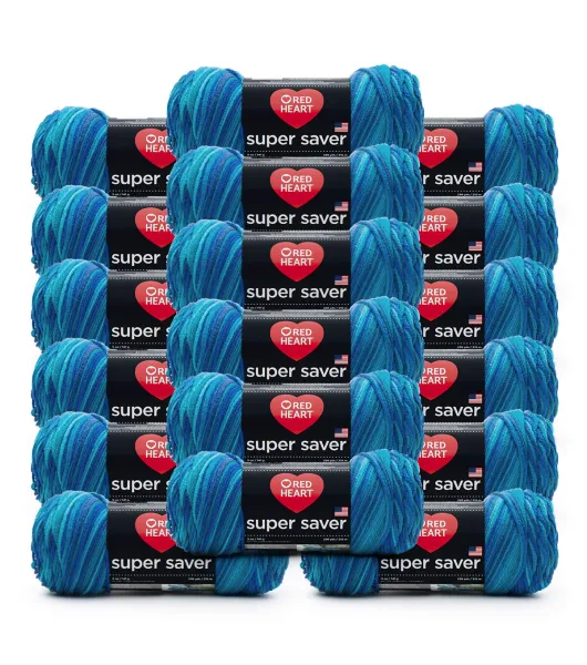 Red Heart Baja Blue Super Saver Ombre Yarn