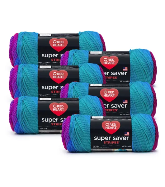 Red Heart With Love - Yarn, sage. Colour: multi-color