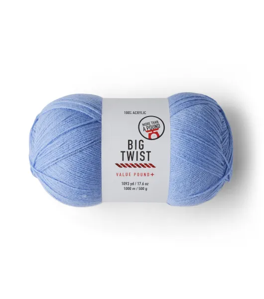 Medium Weight Acrylic Value Pound Plus Yarn by Big Twist by Big Twist