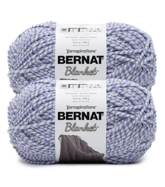 Bernat Blanket BIG Yarn Bundle - Includes: 2 x 300g Yarn Balls