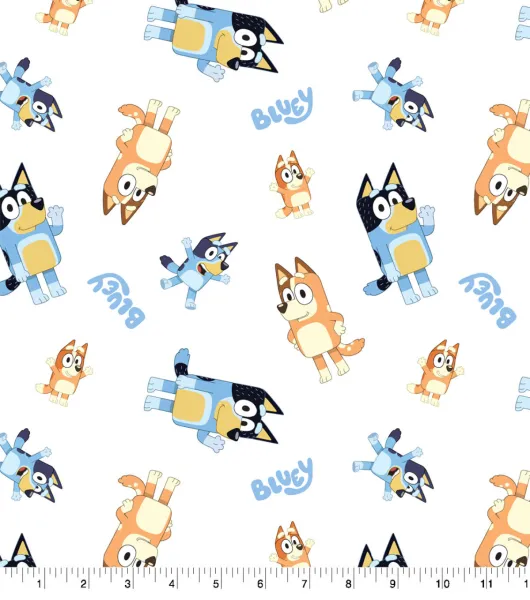 Bluey & Family Cotton Fabric by Joann