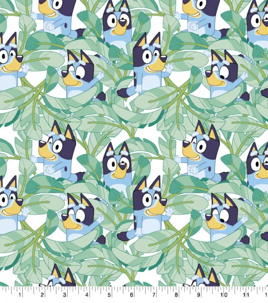 Bluey Garden Cotton Fabric by Joann