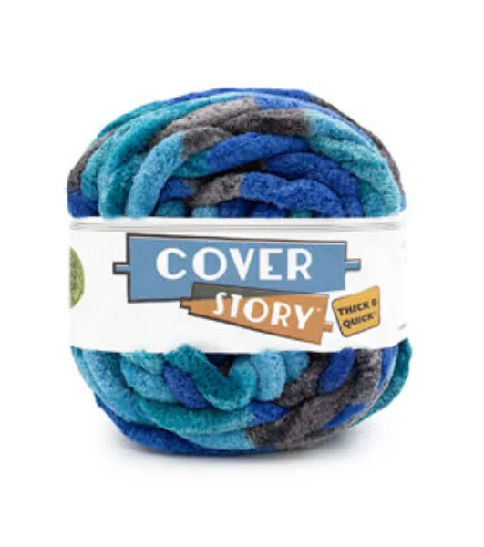 Lion Brand Cover Story Thick & Quick Yarn - Sunset, 39 Yards