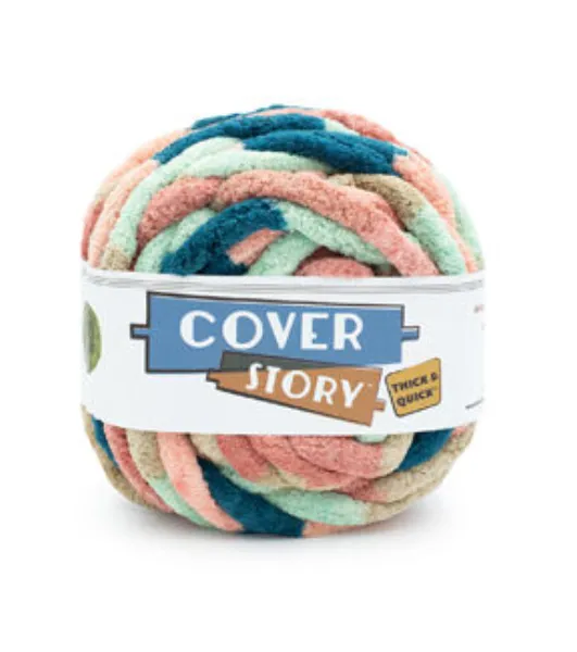 Lion Brand Jumbo Polyester Coverstory Thick & Quick Blanket Yarn