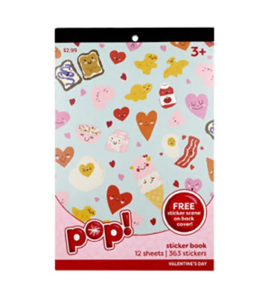 12 Sheet Valentine's Day Characters Stickerbook by POP! by POP!