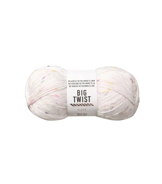 Big Twist 2oz Medium Weight Cotton Blend 107yd Yarn - White - Big Twist Yarn - Yarn & Needlecrafts