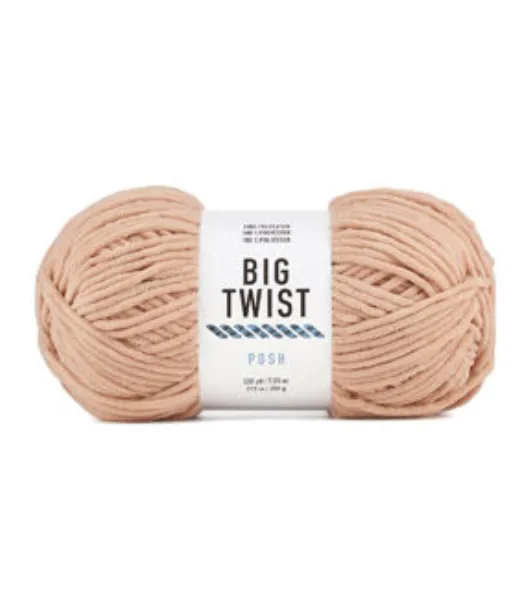 Big Twist 4pk Solid Light Rose Medium Weight Acrylic 380yd Value Yarn - Big Twist Yarn - Yarn & Needlecrafts