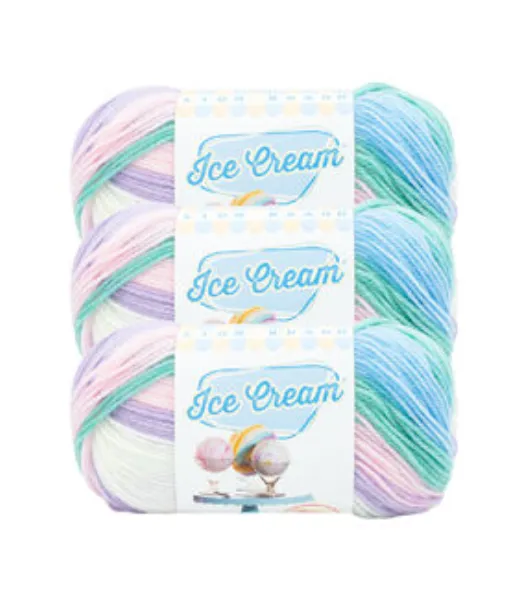 Lion Brand Ice Cream Yarn 3pk by Lion Brand