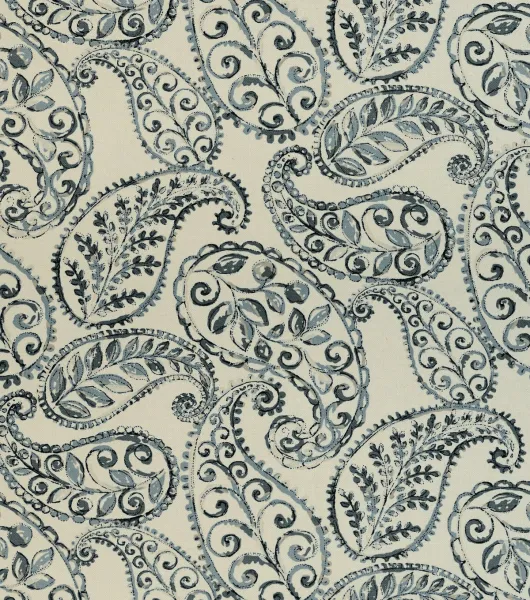 Jennifer Adams Home Gray Paisley Linen Blend Multipurpose Fabric