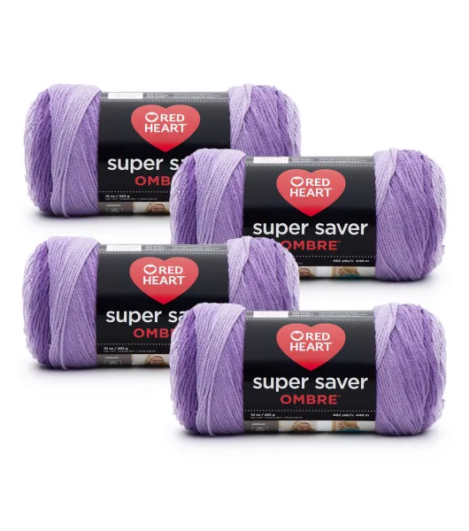 Red Heart Super Saver Ombre Yarn 12 Pack by Red Heart | Joann x Ribblr