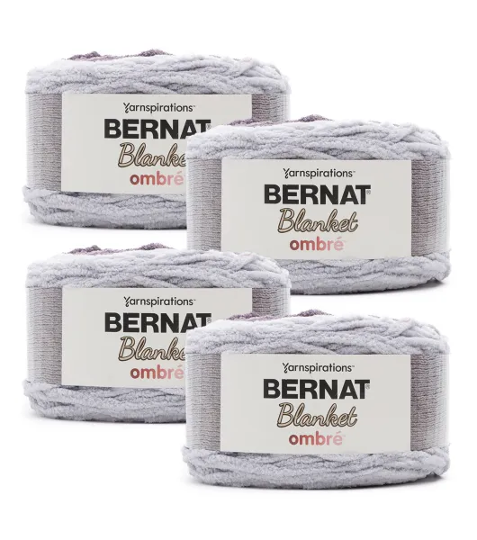 Bernat Blanket Yarn, Charcoal Ombre