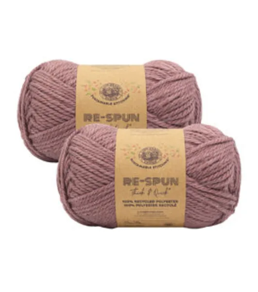 Lion Brand Re-Spun Thick & Quick Yarn 2pk by Lion Brand