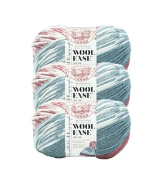 Lion Brand Fishermen's Wool Yarn 3 Bundle