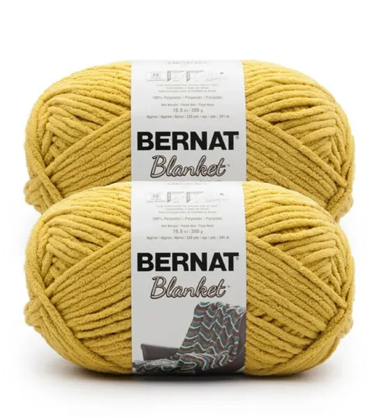 Bernat Blanket #6 Super Bulky Polyester Yarn, Silver Steel 10.5oz/300g, 220 Yards (4 Pack), Size: Super Bulky (6)