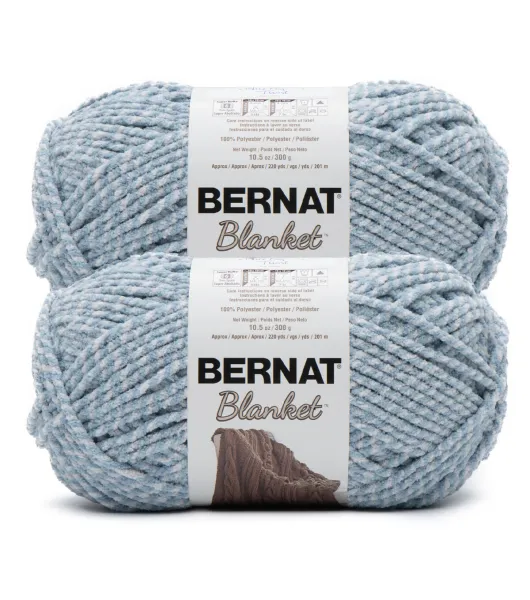  Bernat Blanket Twist Grape Kiss Yarn - 2 Pack of 300g