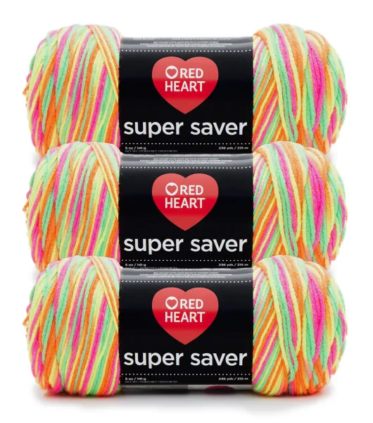 Red Heart Super Saver 3pk Worsted Weight Yarn by Red Heart