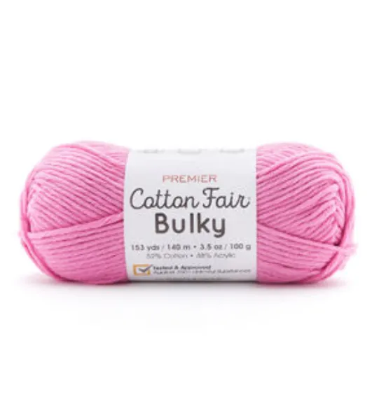 Premier Yarns Cotton Fair Solid Yarn - Plum