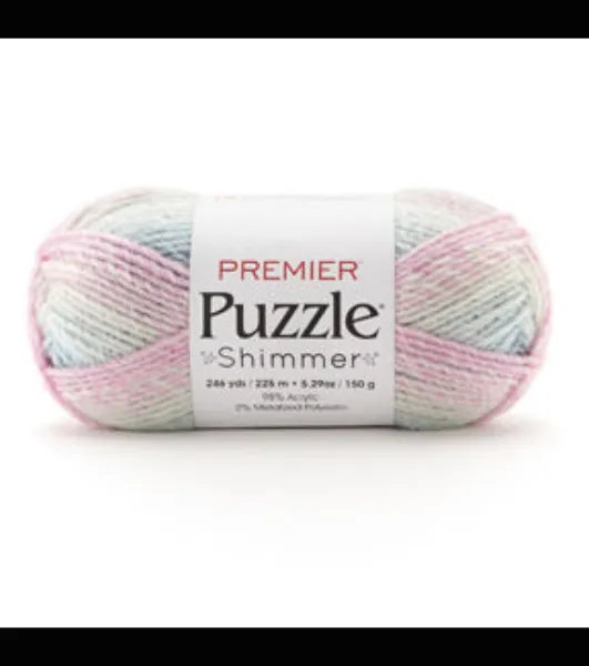 Premier Bulky Polyester Blend Puzzle Shimmer Yarn by Premier Yarns