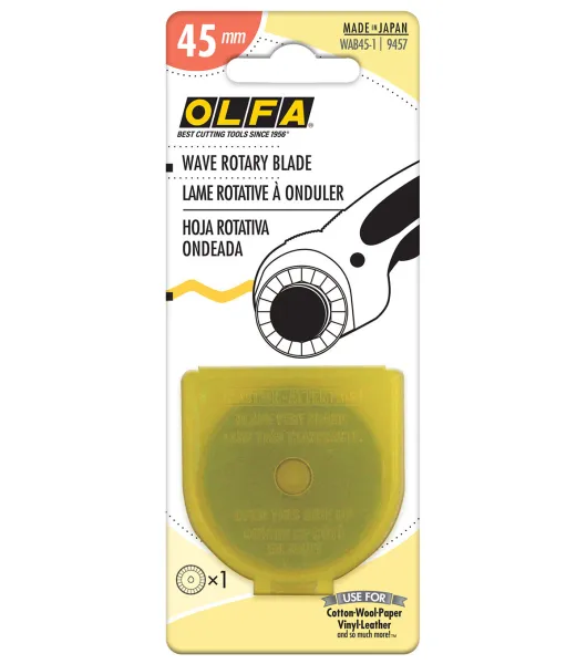 Olfa RB45-10 Rotary Blade 45mm, 10/pk Model 9453