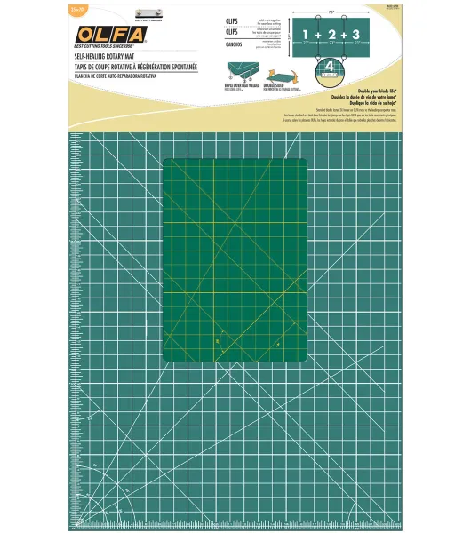 Olfa Rotary Mat 12x18 Aqua