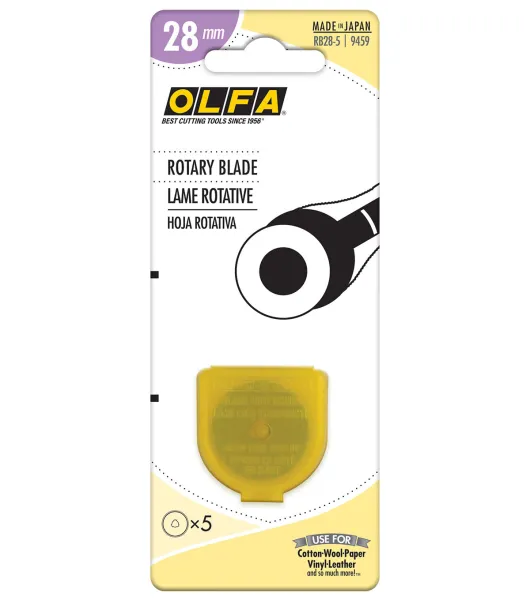 10 pices of 60MM ROTARY CUTTER BLADES fits,Olfa, Fiskars, DRITZ, Clover &  more