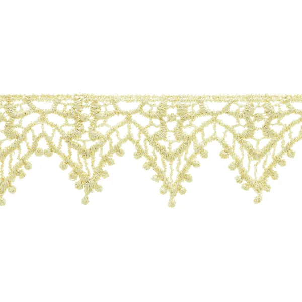 Gold Lace Trim Nynette Delightfully Narrow Metallic Gold Venice