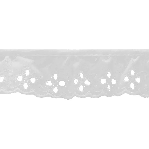 Simplicity Fancy Lace Trim 3.5'' White