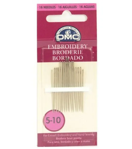 Embroidery Needles, Size 5/10