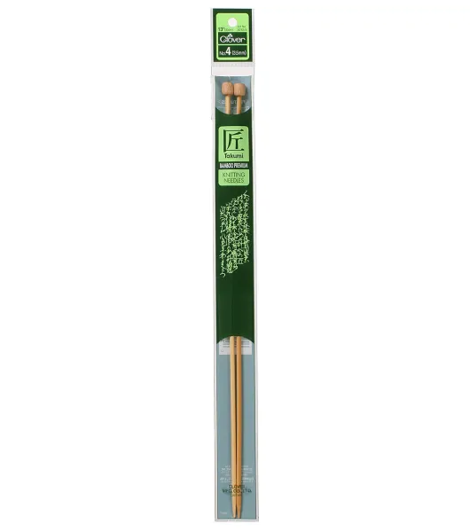 Prym 13 inch Single Point Bamboo Knitting Needles, 3.5mm