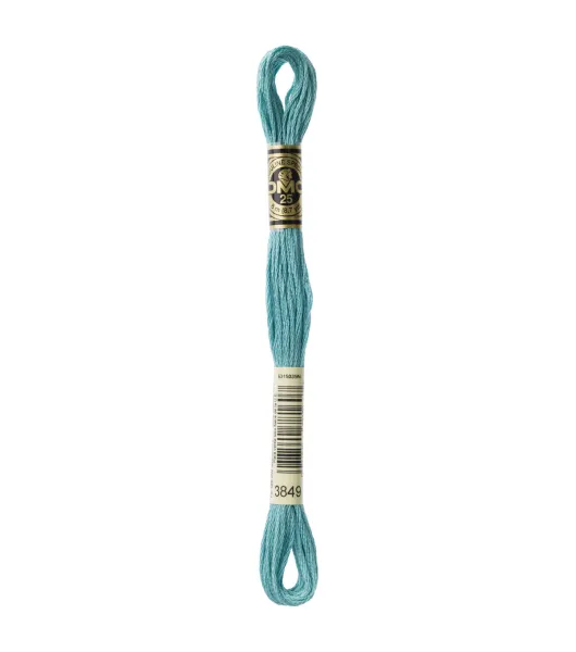 DMC 3848 Medium Teal Green 6 Strand Embroidery Floss