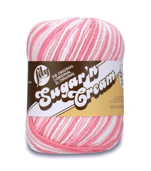  Lily Sugar 'N Cream The Original Solid Yarn, 2.5oz, Medium 4  Gauge, 100% Cotton - Overcast - Machine Wash & Dry