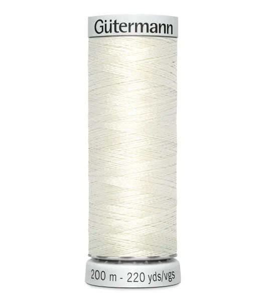 Gutermann Dekor Machine Embroidery Metallic Thread - Vanilla 1365