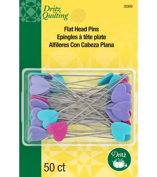 Dritz 1-3/8” Extra-Fine Glass Head Pins, 250 pc, White by Dritz | Joann x  Ribblr