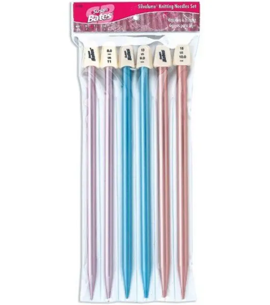 Susan Bates Silvalume 10” Knitting Needle Set 3ct by Susan Bates