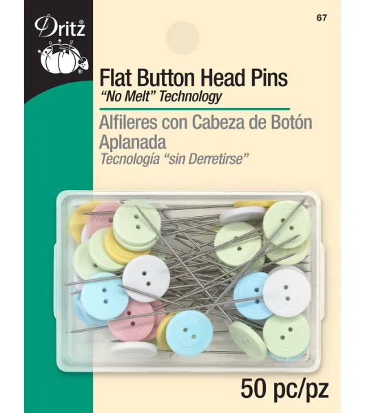 Dritz Quilting Flat Butterfly Pins, 2 - 50 count
