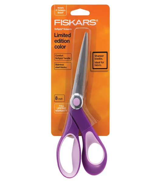 Fiskars 8 Right Handed Scissors - Limited Edition Pattern