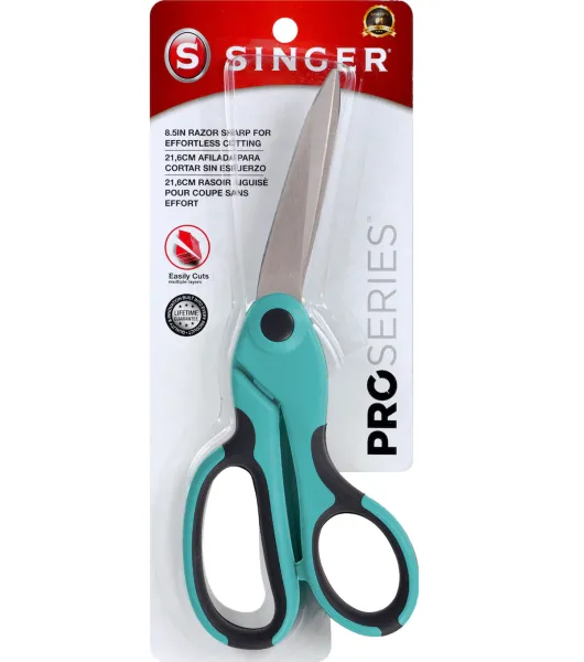 Singer Fabric Scissors With Rubberized Comfort Grip, 8.5-Inch 