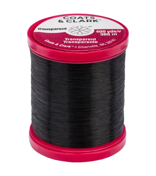 Coats & Clark Transparent Polyester Thread - 400yds