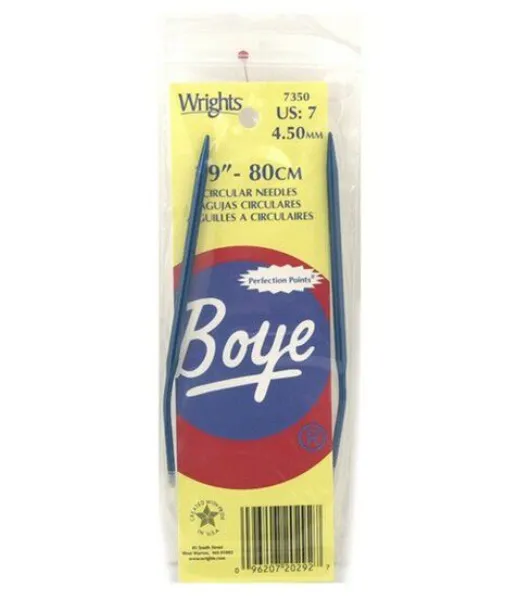 Boye 29” Size 7 Circular Aluminum Knitting Needle Set by Boye