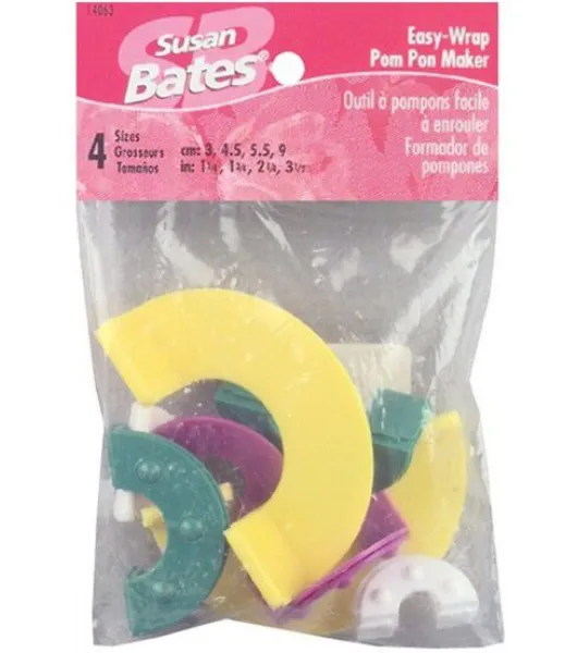 Susan Bates Crystalites Plastic Yarn Needles-2.75 2/Pkg